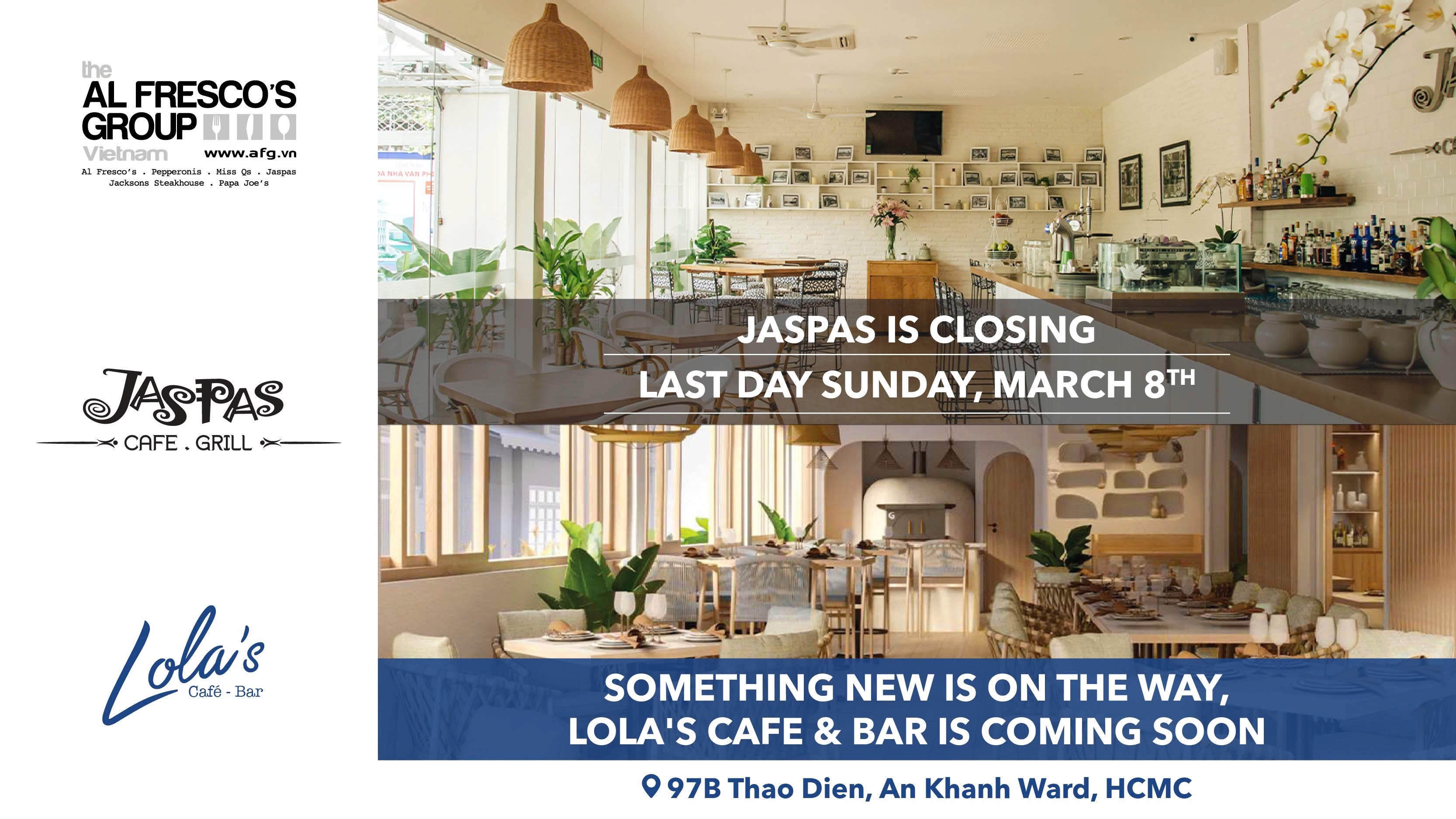 Jaspas Closing Announcement
